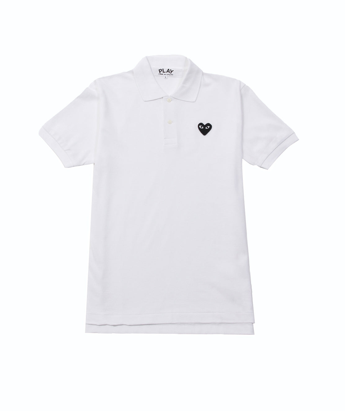 Cdg white sales black heart