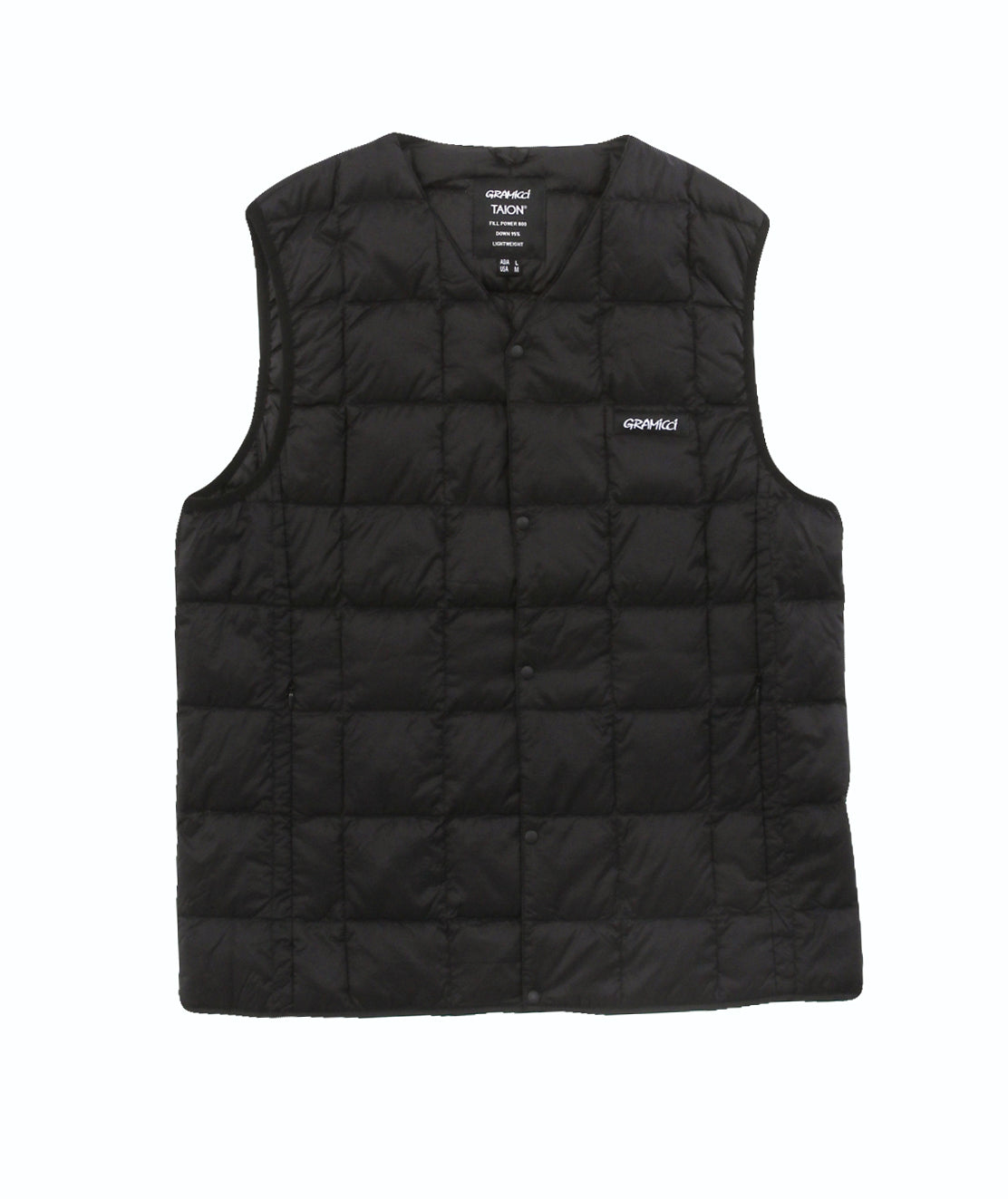 Gramicci x Taion Inner Down Vest Black | Shop at Copperfield